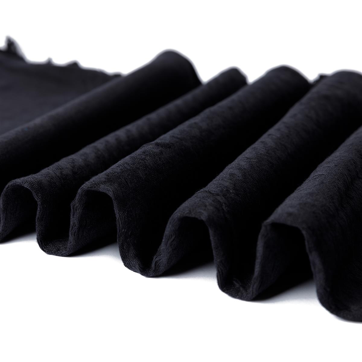 Palästinensertuch Shemagh Kufiya in Schwarz Schwarz