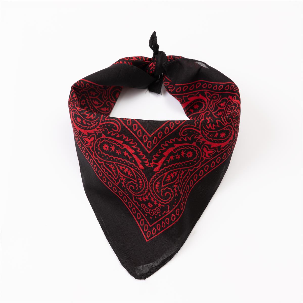 Bandana mit Rotem Paisley Muster