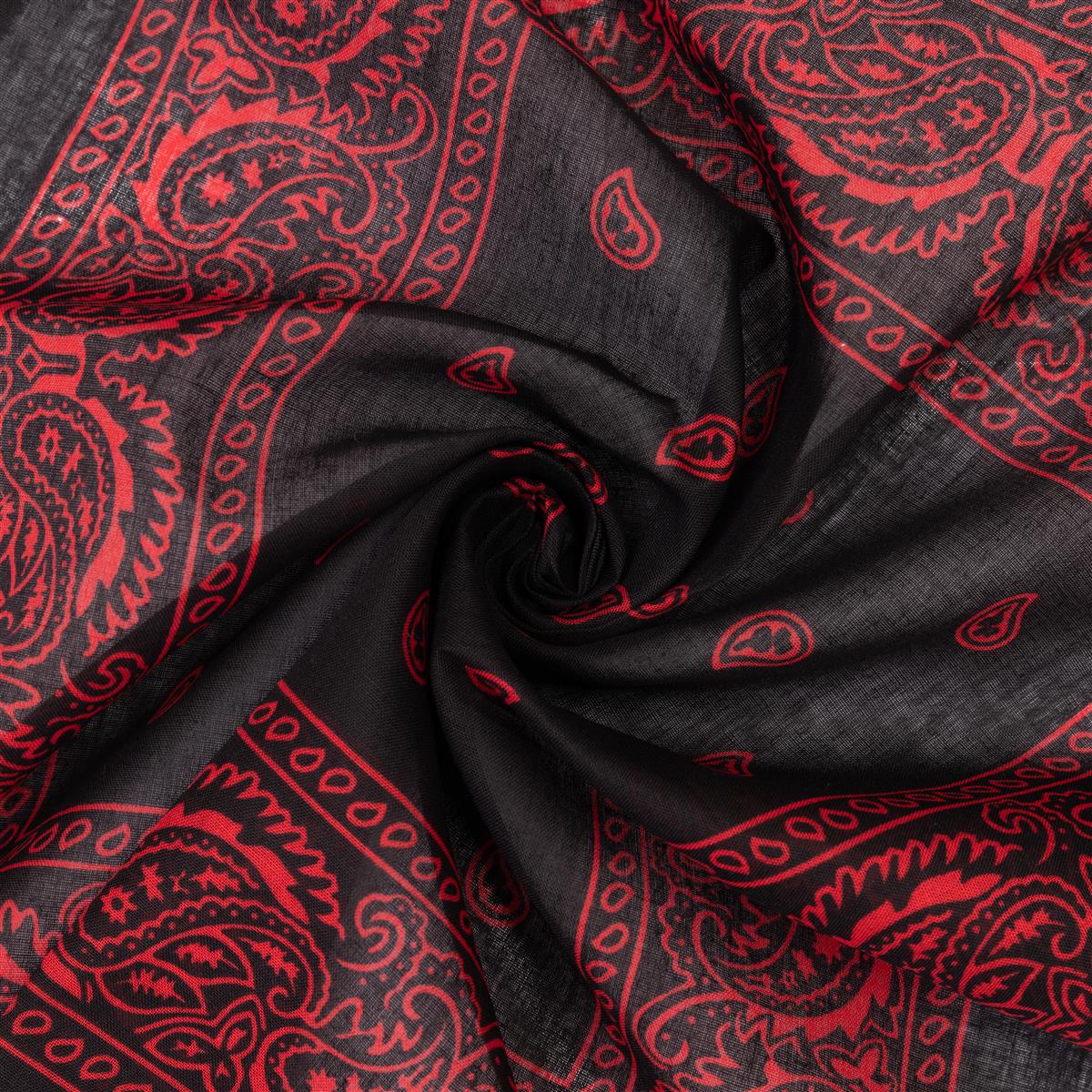 Bandana mit Rotem Paisley Muster