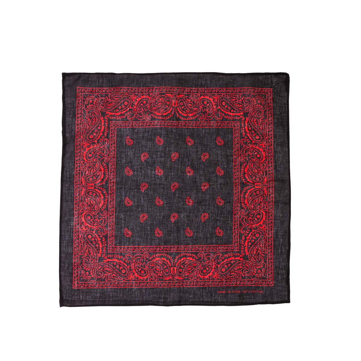 Bandana mit Rotem Paisley Muster