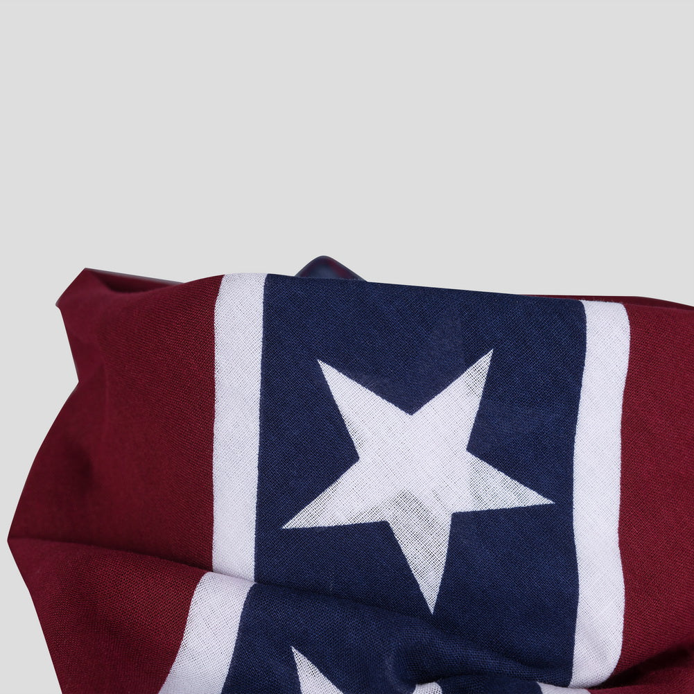 Bandana Halstuch Rot Confederate Flag Rebel Flagge 55 cm x 55 cm - Wild-Clothing