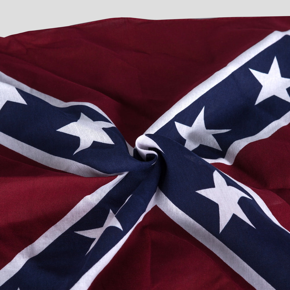 Bandana Halstuch Rot Confederate Flag Rebel Flagge 55 cm x 55 cm - Wild-Clothing