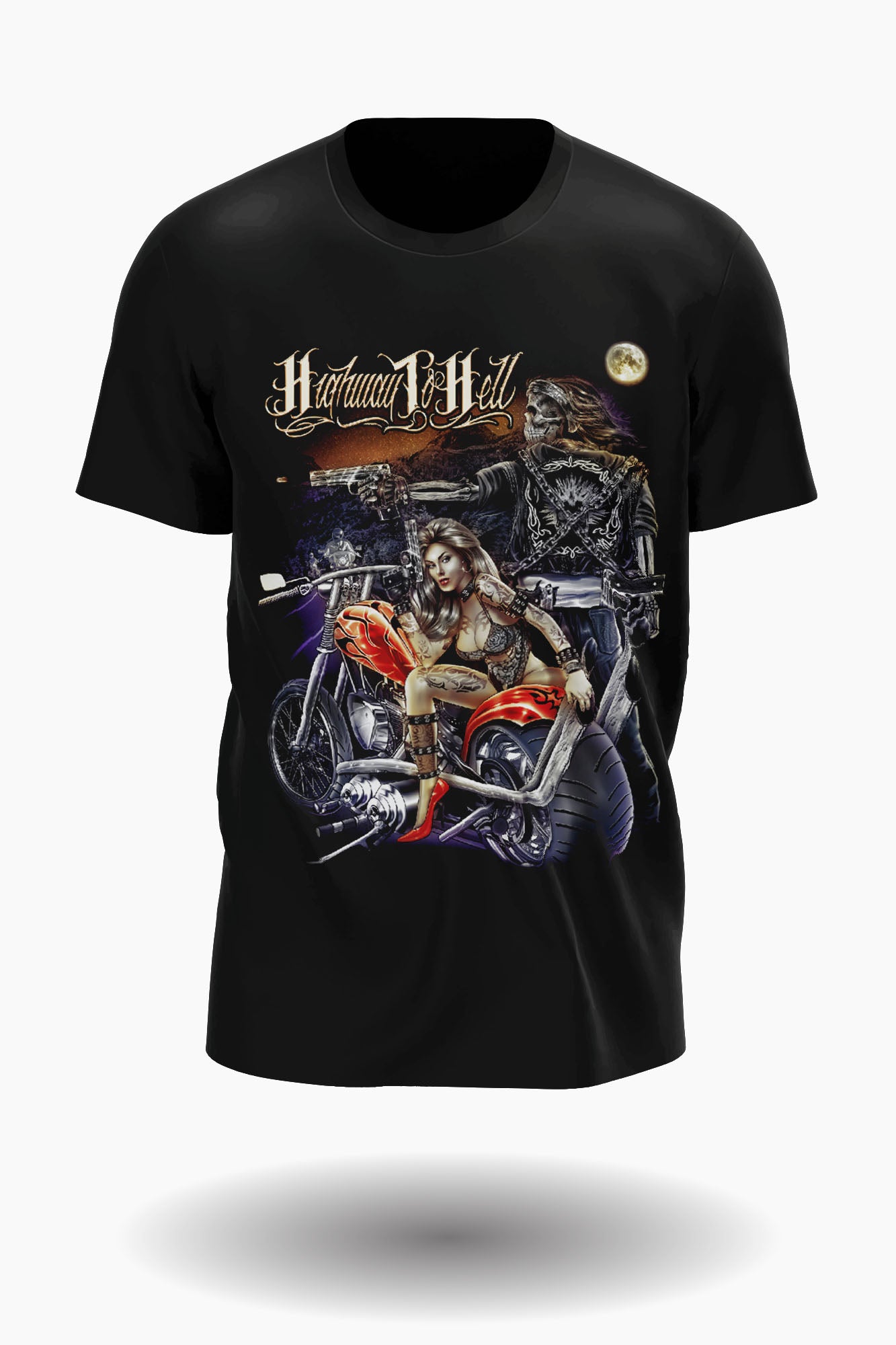 Wild Clothing Highway to Hell Biker T-Shirt - Wild-Clothing