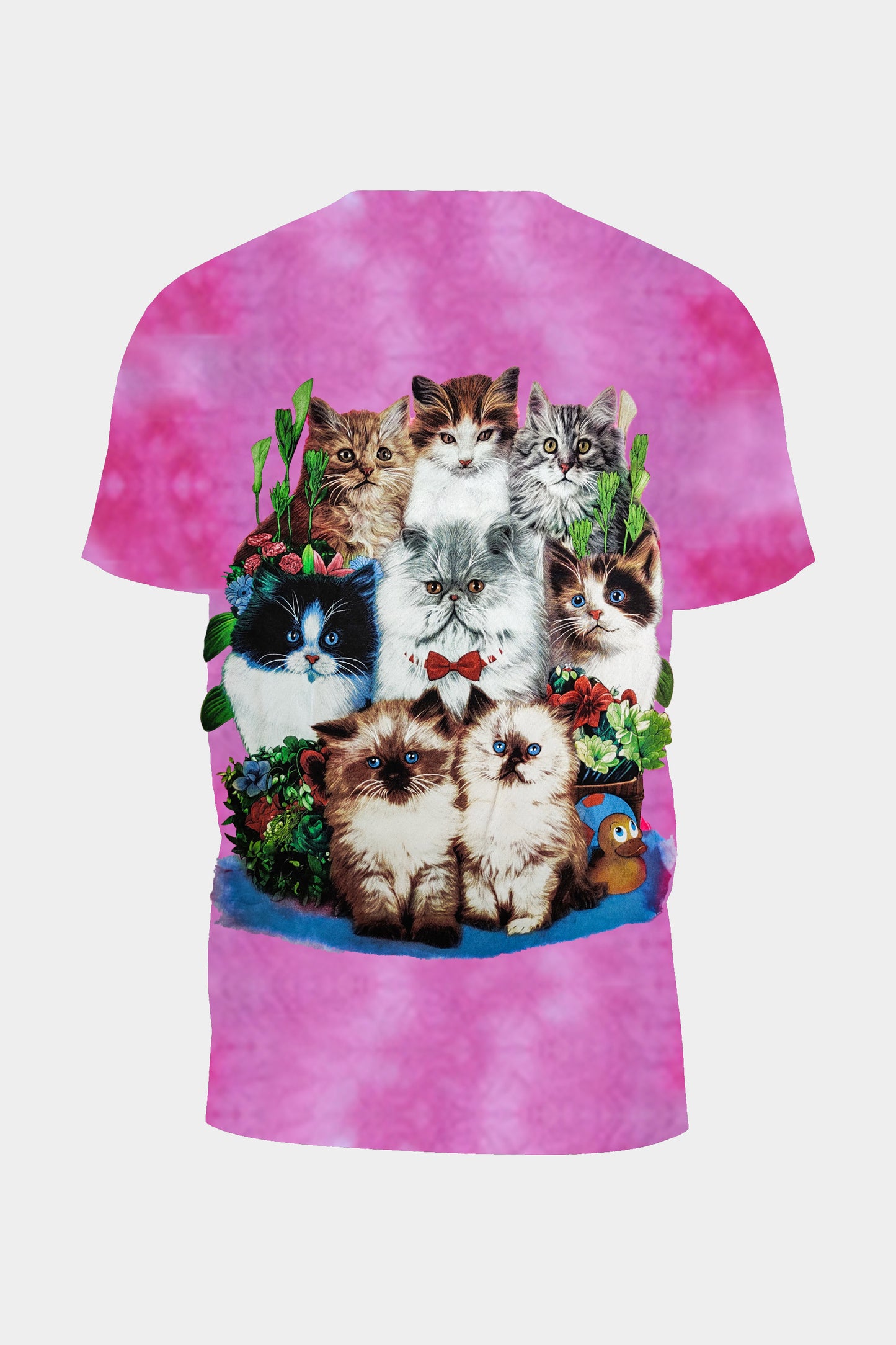 Wild Clothing 8 Katzen T-Shirt Pink - Wild-Clothing
