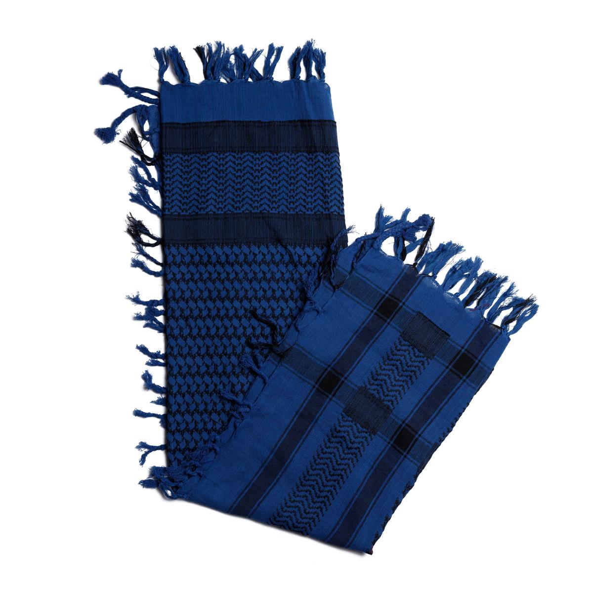 Palästinensertuch Shemagh Kufiya in Schwarz Blau