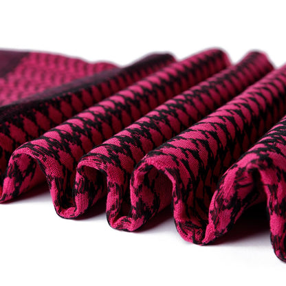 Palästinensertuch Shemagh Kufiya in Schwarz Pink - Wild-Clothing