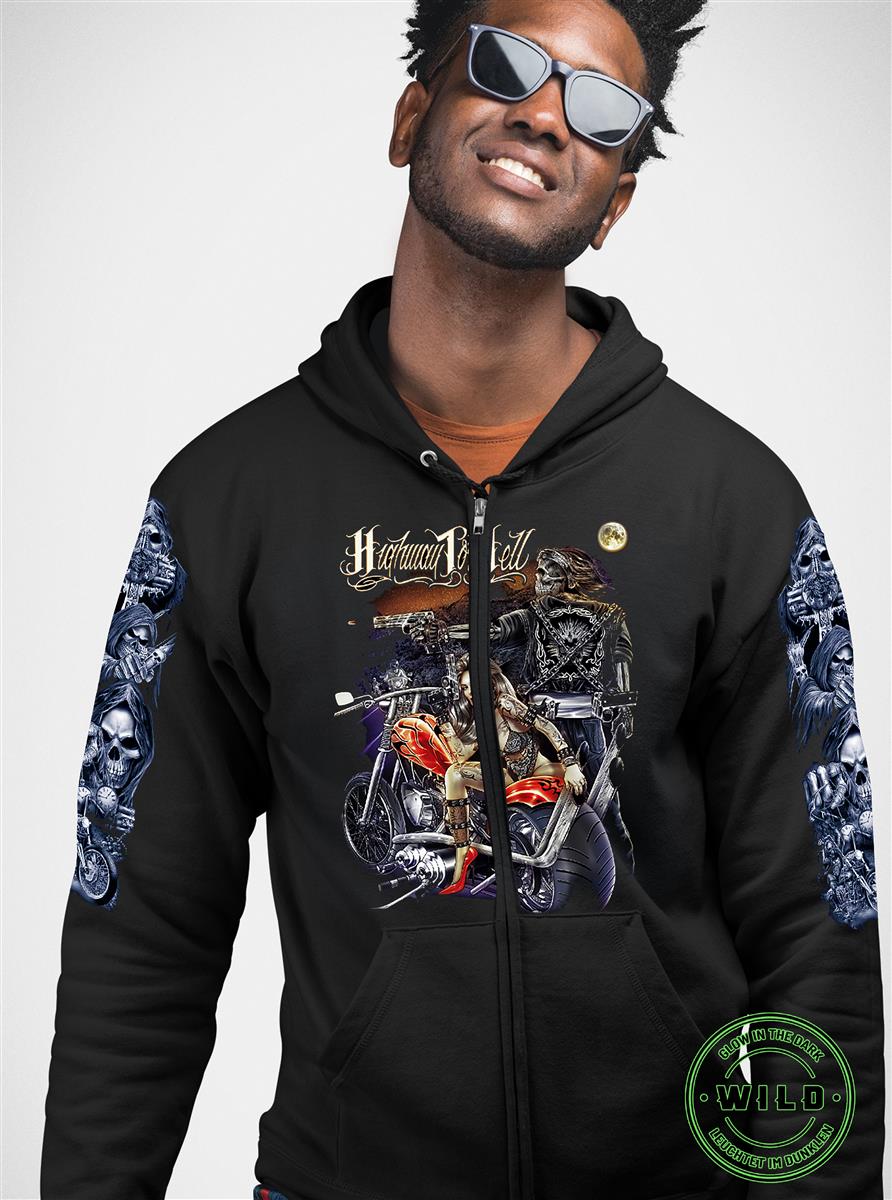 Wild Clothing Biker Girl Sweatjacke Hoodie - Wild-Clothing