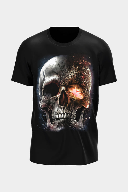 Wild Clothing Erschossener Totenkopf T-Shirt - Wild-Clothing