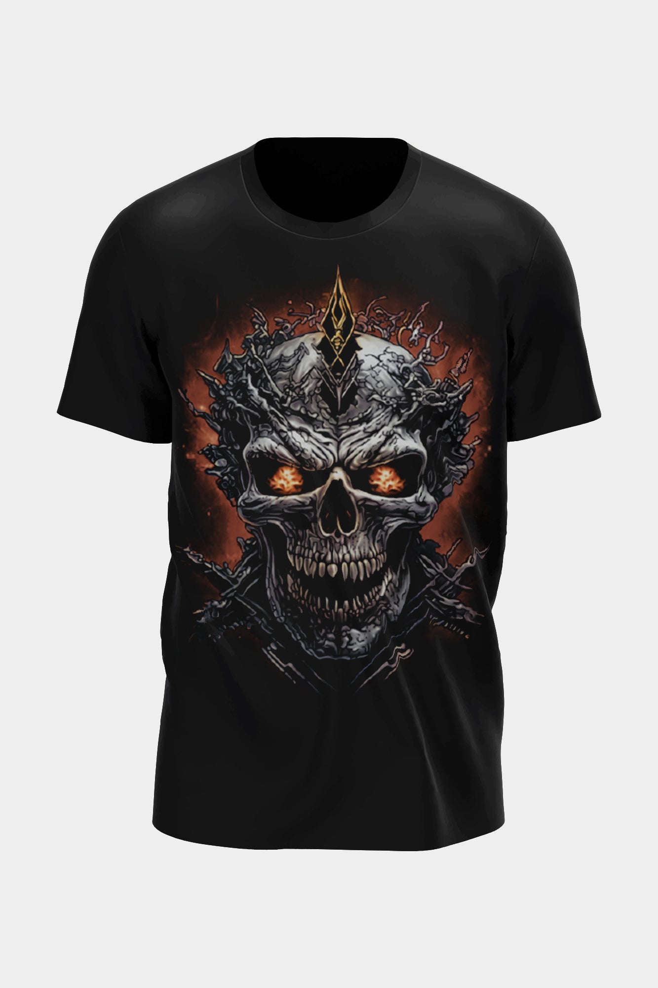 Wild Clothing Gangster-Reiter-Totenkopf T-Shirt - Wild-Clothing