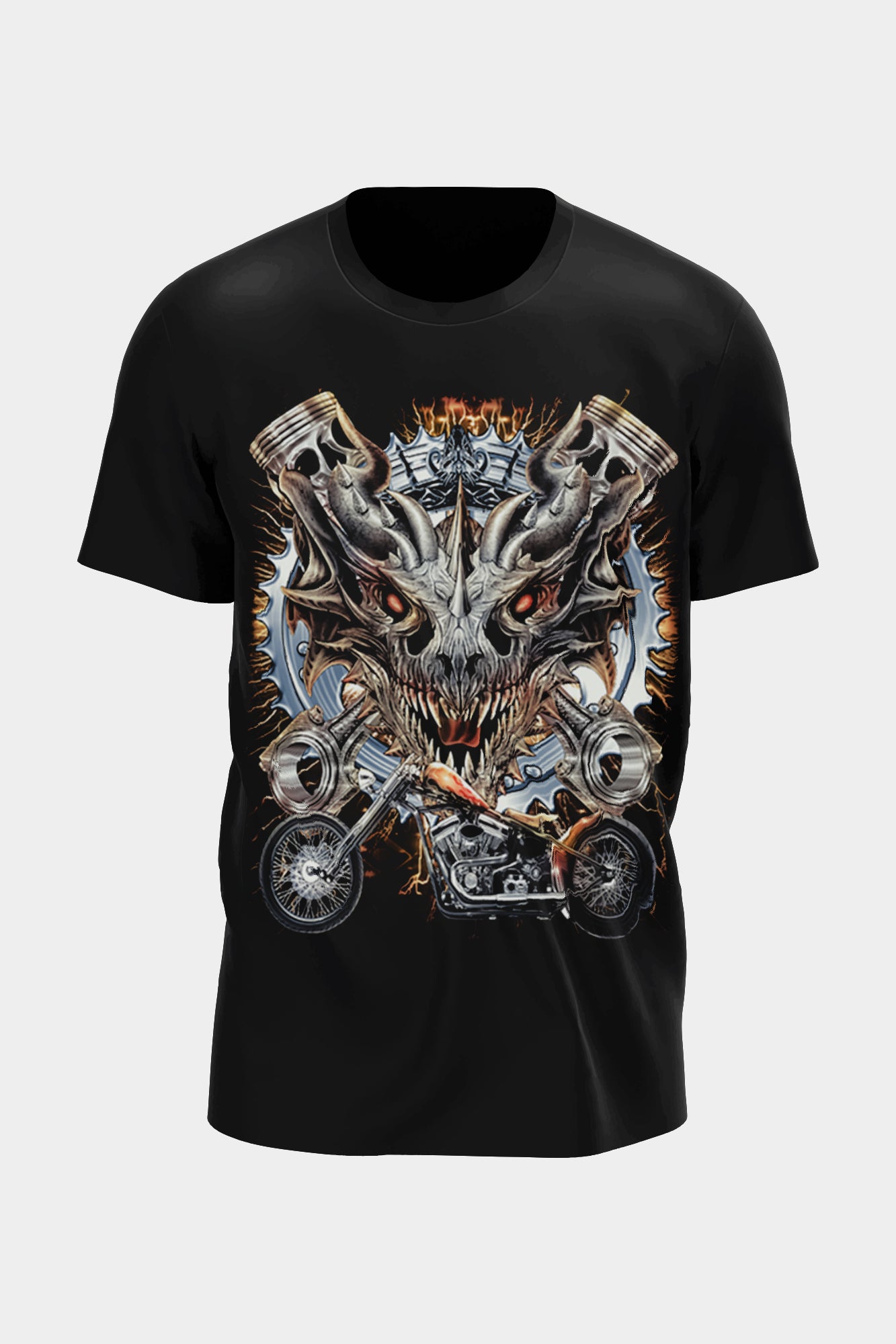 Wild Clothing Biker Drache T-Shirt - Wild-Clothing