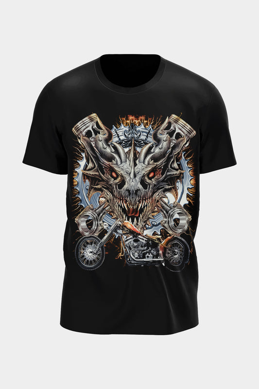 Wild Clothing Biker Drache T-Shirt - Wild-Clothing