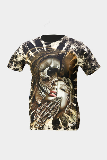 Wild Clothing Tie-Dye Kiss of death Reaper Tie-Die T-Shirt - Wild-Clothing