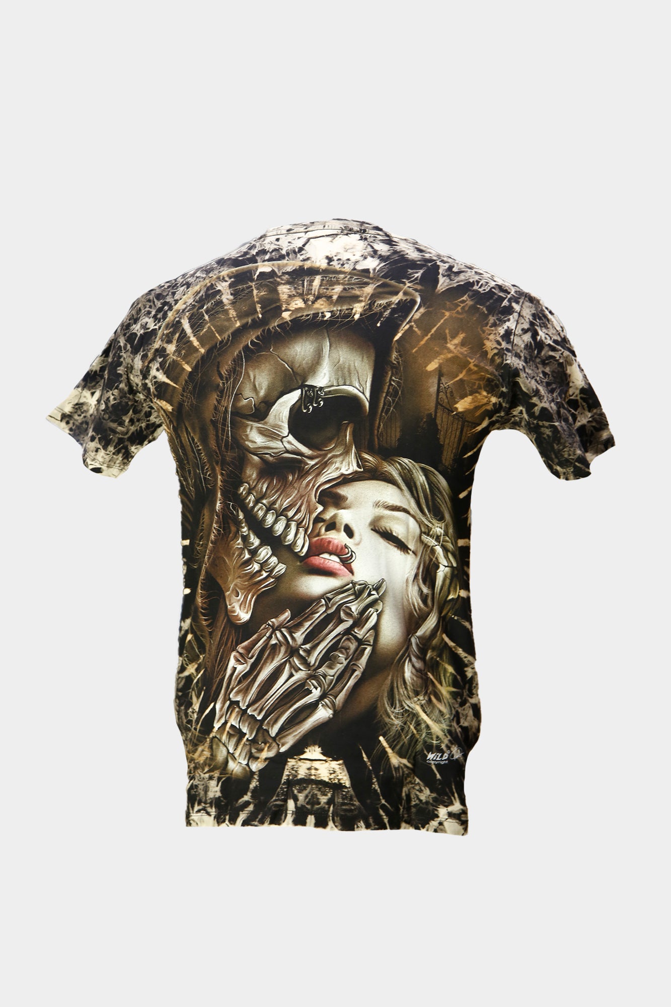 Wild Clothing Tie-Dye Kiss of death Reaper Tie-Die T-Shirt - Wild-Clothing