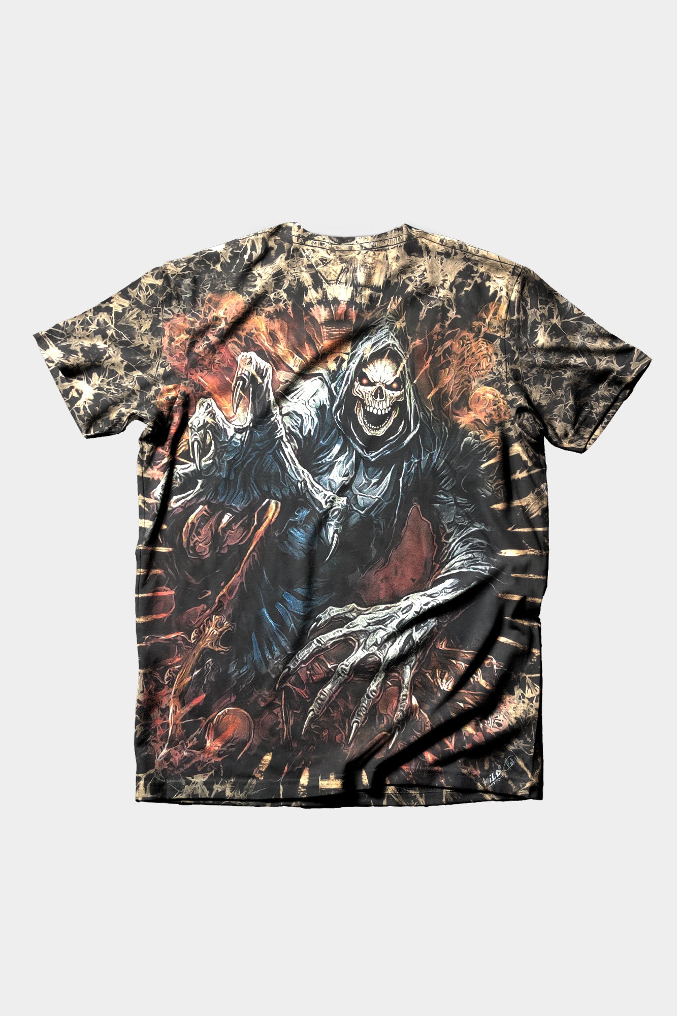 Wild Clothing Tie-Dye mit Death is coming T-Shirt - Wild-Clothing