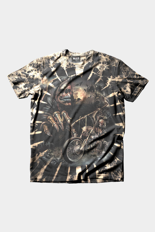 Wild Clothing Tie-Dye mit Hell Rider T-Shirt - Wild-Clothing