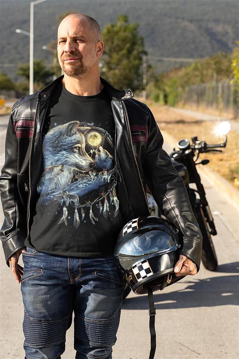 Wild Clothing Wolf in Traumfänger T-Shirt - Wild-Clothing