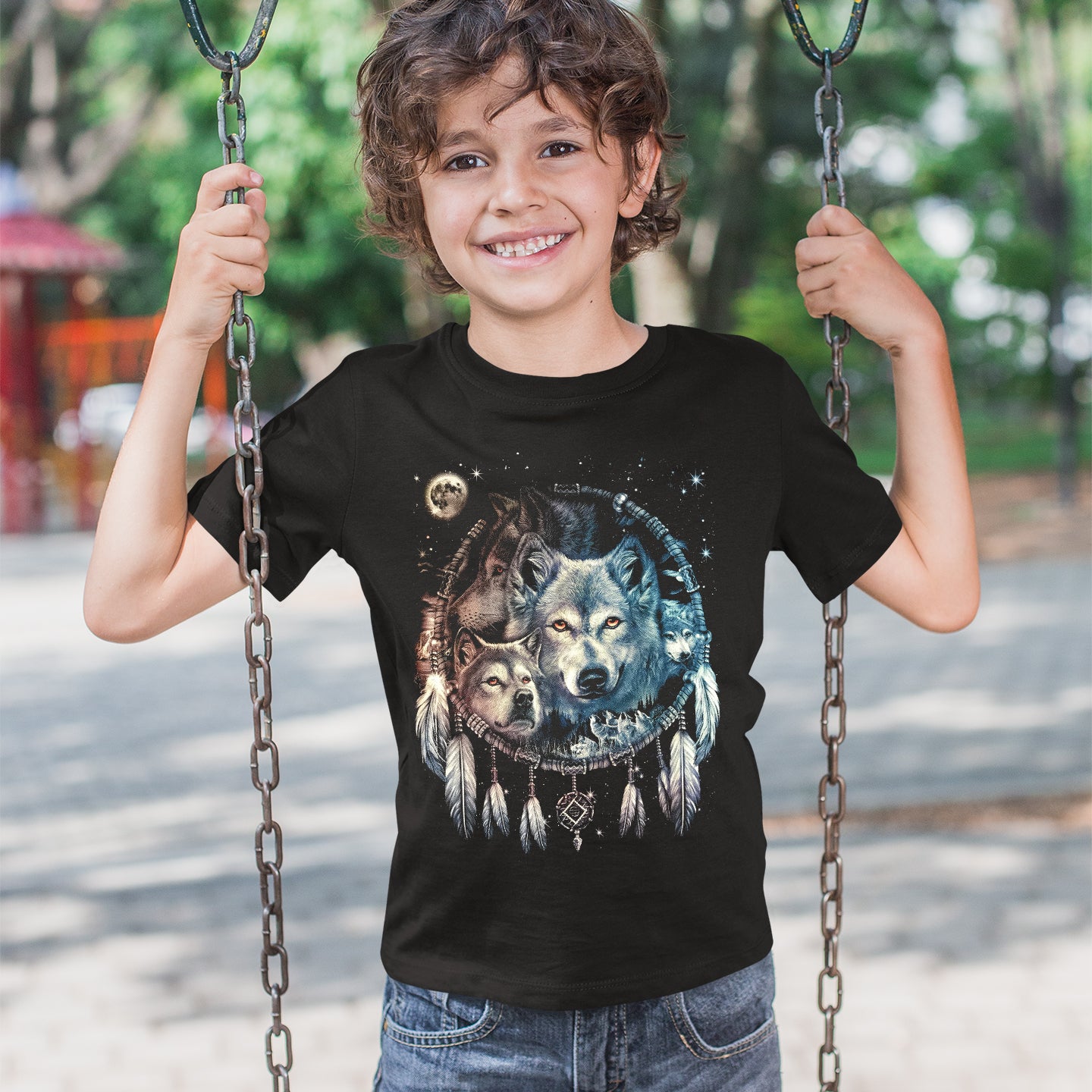 Wild Clothing Wolf Kinder T-Shirt - Wild-Clothing