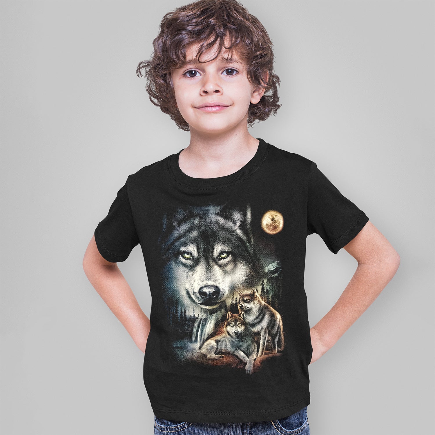 Wild Clothing Wölfen Kinder T-Shirt - Wild-Clothing