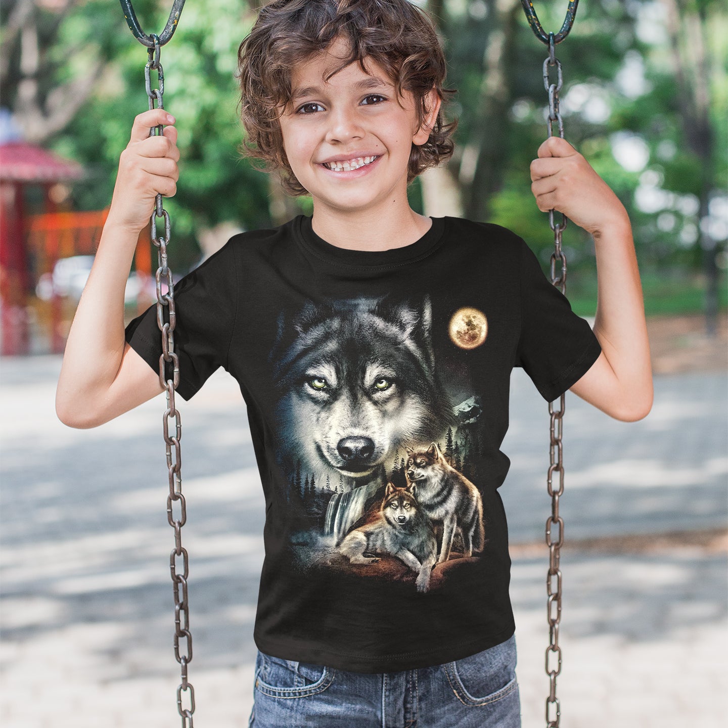 Wild Clothing Wölfen Kinder T-Shirt - Wild-Clothing