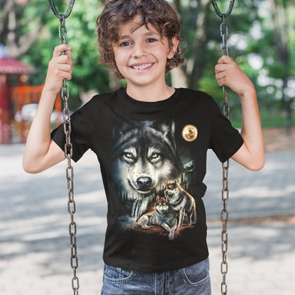 Wild Clothing Wölfen Kinder T-Shirt - Wild-Clothing
