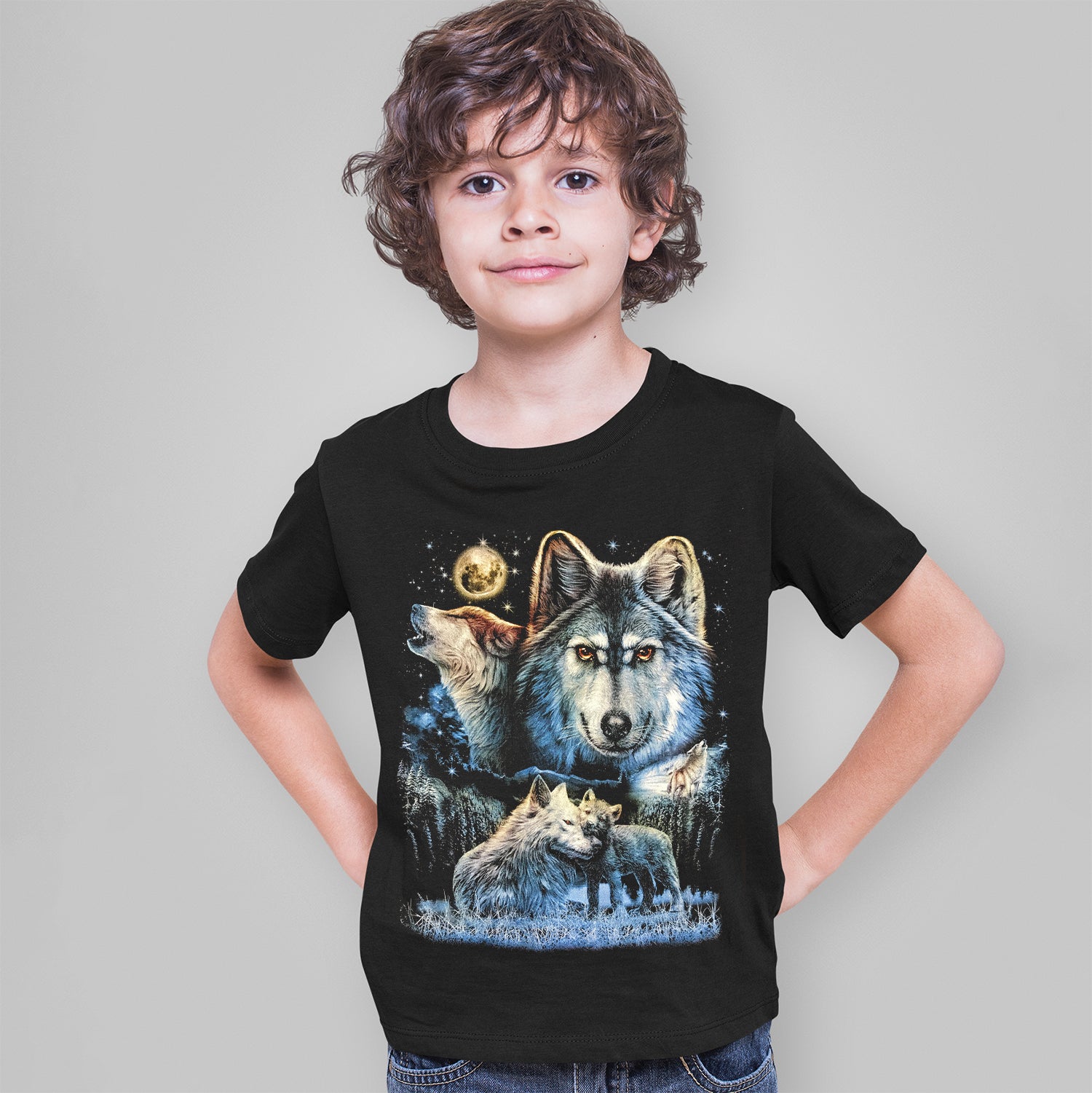 Wild Clothing Howlin Wolf Kinder T-Shirt - Wild-Clothing