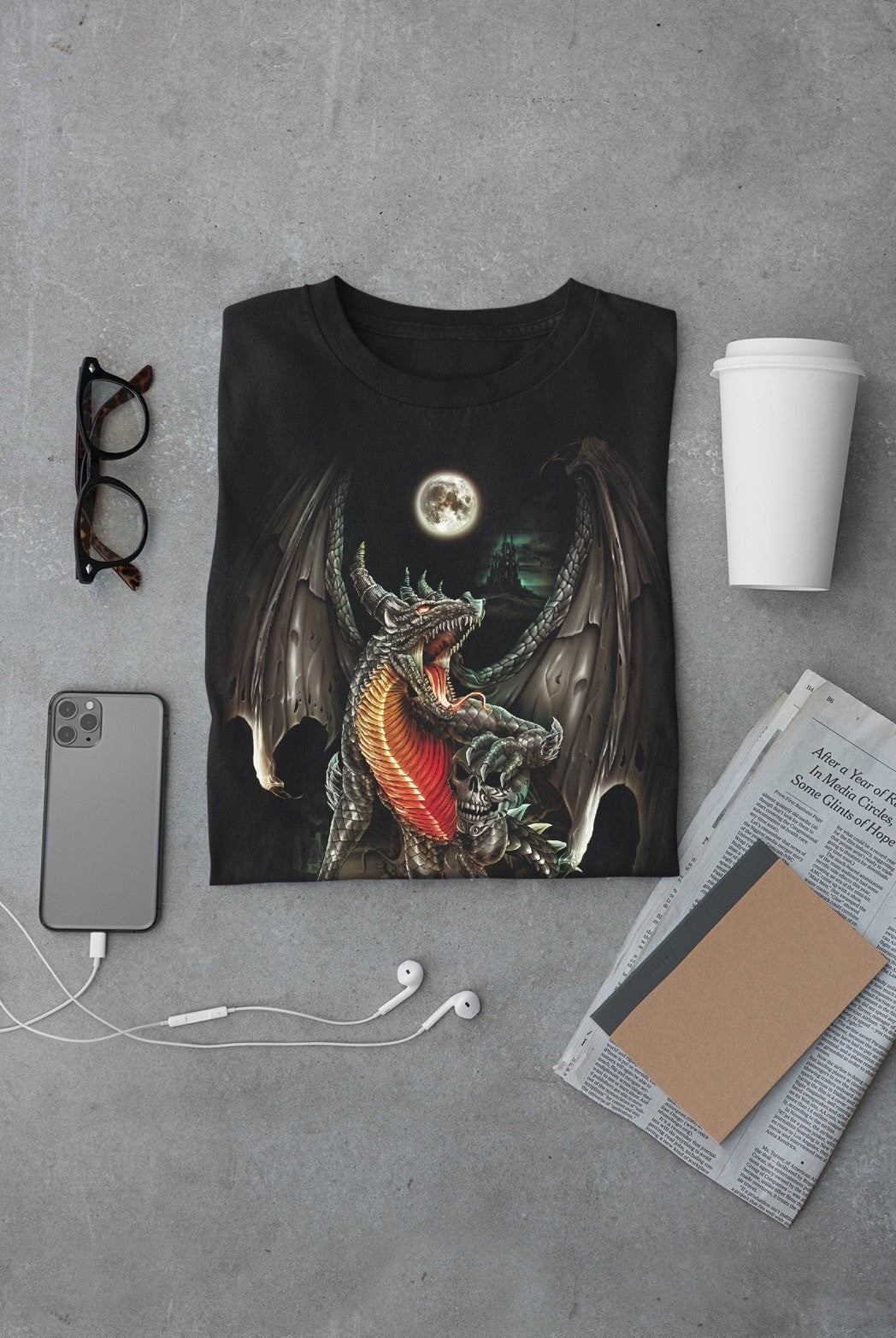 Wild Clothing Skull Dragon Kinder T-Shirt - Wild-Clothing