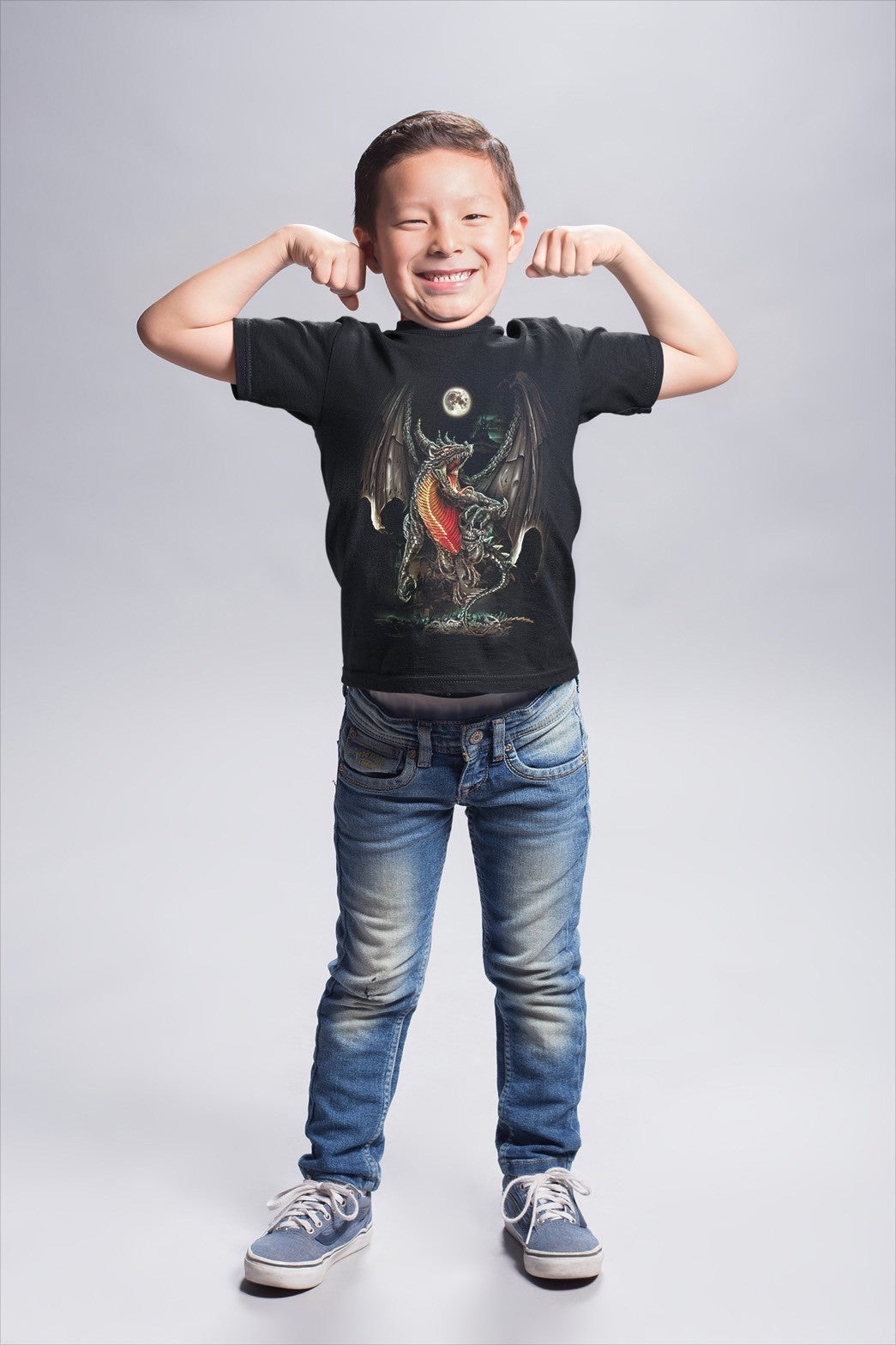 Wild Clothing Skull Dragon Kinder T-Shirt - Wild-Clothing