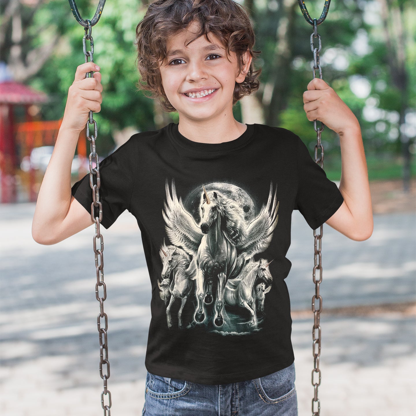 Wild Clothing Einhorn Fabelwesen Kinder T-Shirt - Wild-Clothing