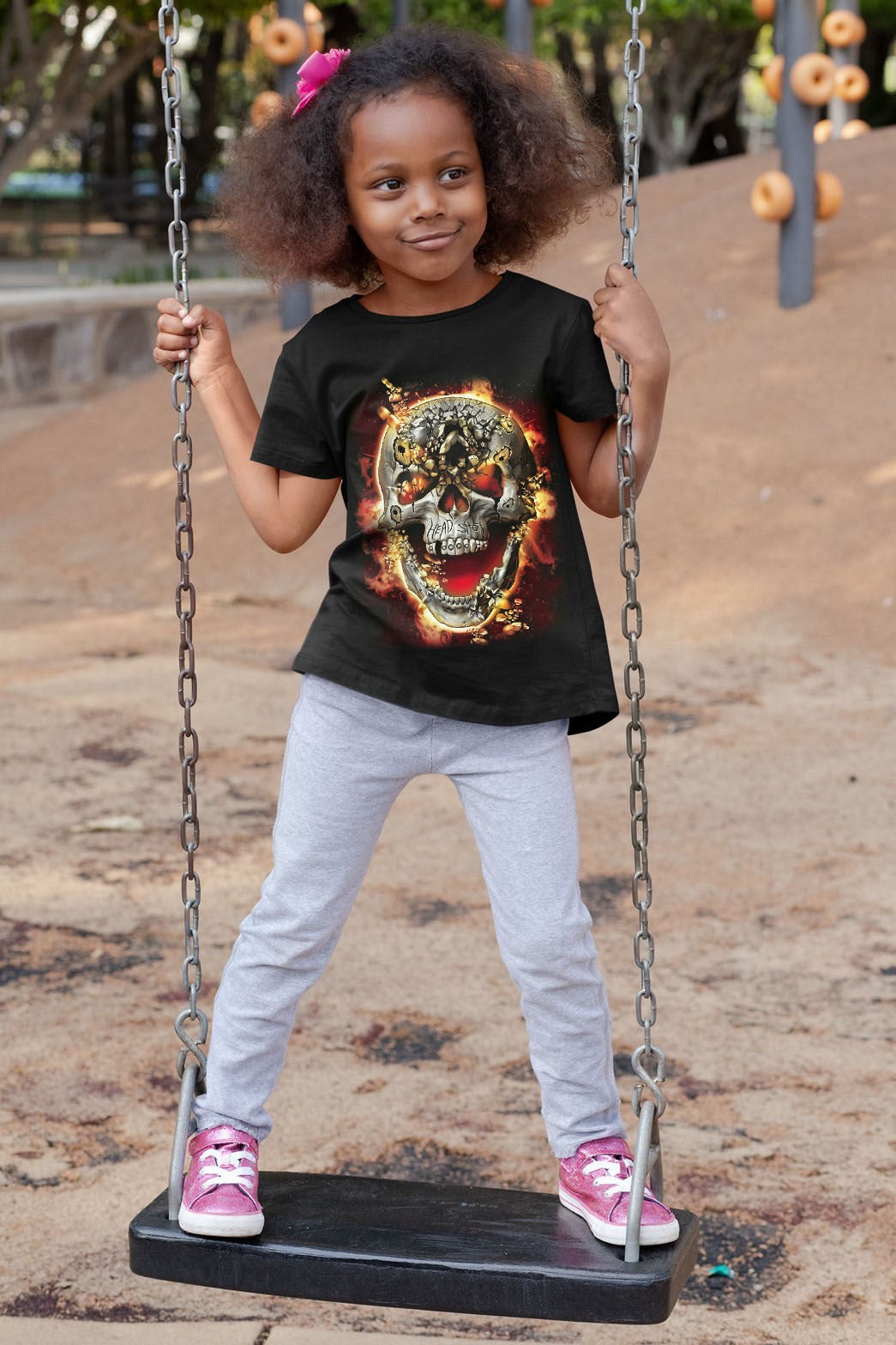 Wild Clothing Head Shot Kinder T-Shirt - Wild-Clothing