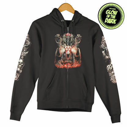 Wild Clothing Stylish Death Biker Hoodie - Wild-Clothing