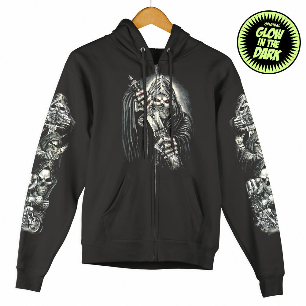 Wild Clothing Kriegermit Waffe Sweater Hoodie - Wild-Clothing