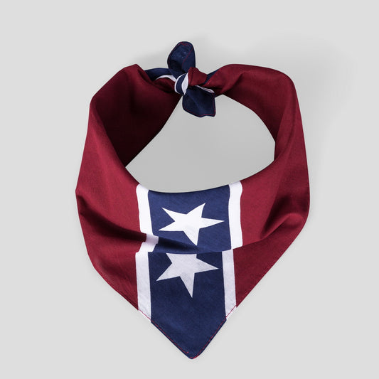 Bandana Halstuch Rot Confederate Flag Rebel Flagge 55 cm x 55 cm - Wild-Clothing