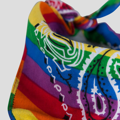 Pride Bandana Paisley Floral Regenbogen Halstuch 55 cm x 55 cm
