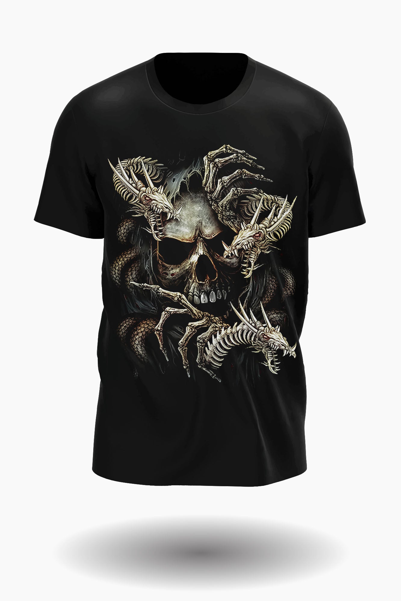Wild Clothing Skull and Dragon T-Shirt L - Wild-Clothing