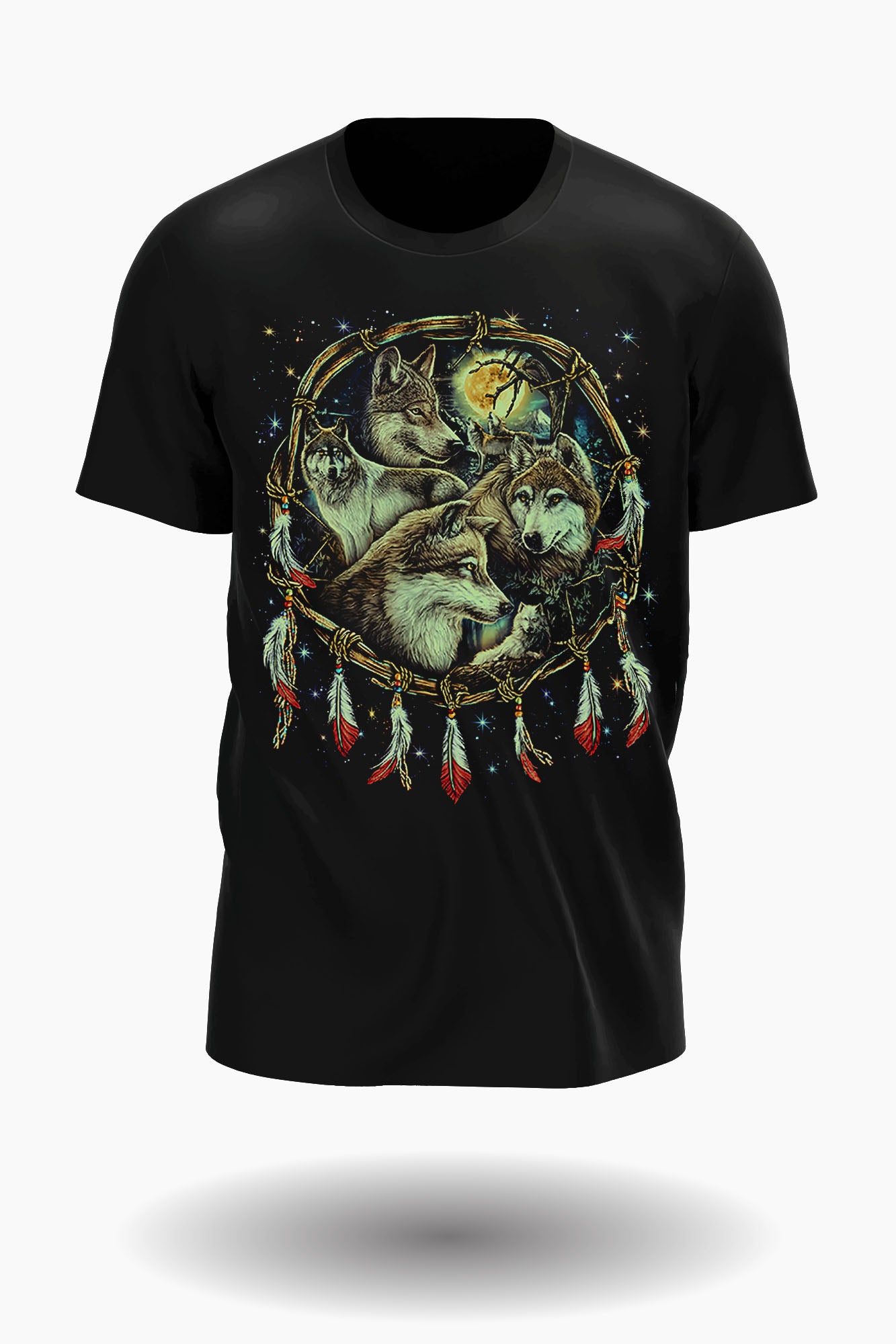 Wild Clothing Traunfänger und Wölfen T-Shirt - Wild-Clothing