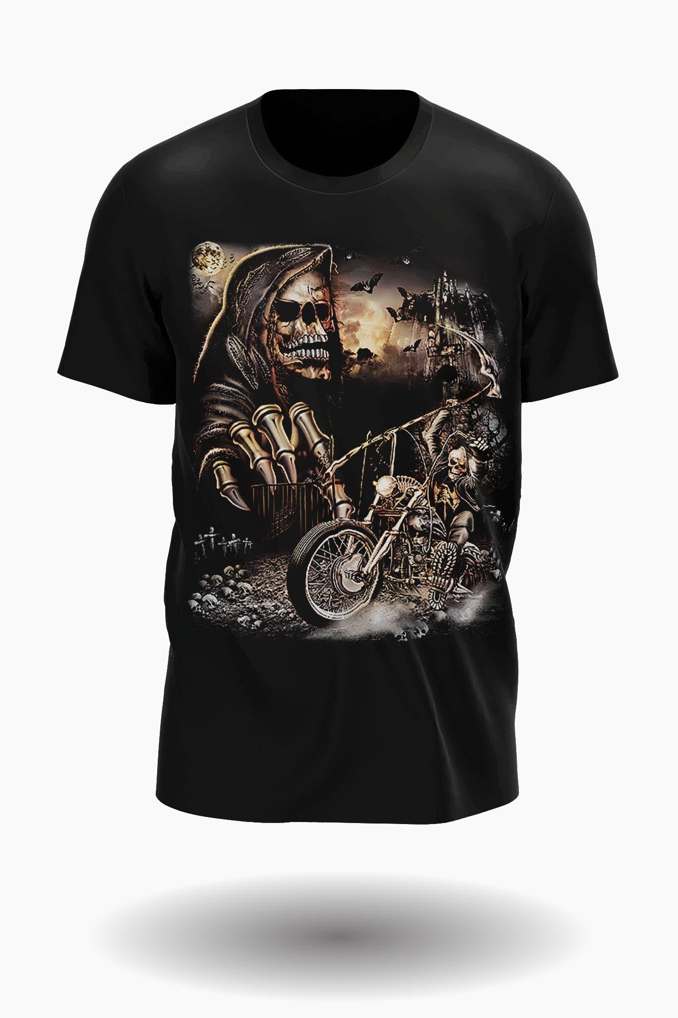 Wild Clothing Reaper Biker T-Shirt - Wild-Clothing