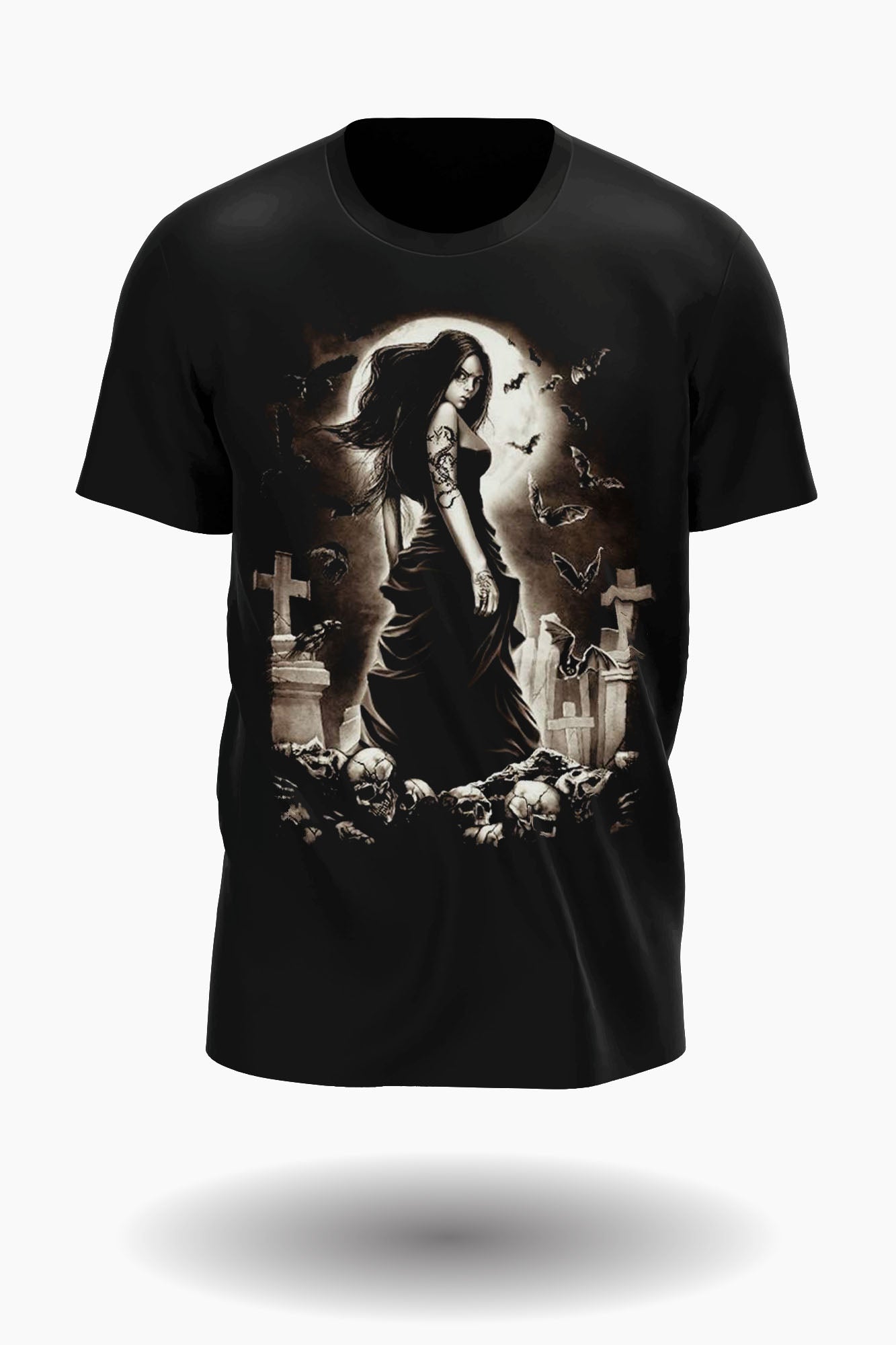 Wild Clothing Vampire Elvira T-Shirt - Wild-Clothing