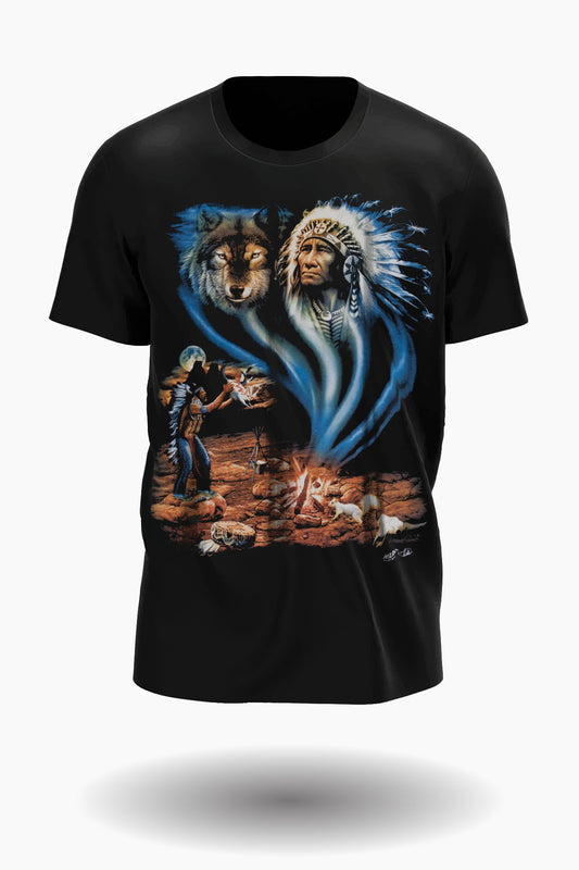 Wild Clothing Indianer Geist T-Shirt - Wild-Clothing