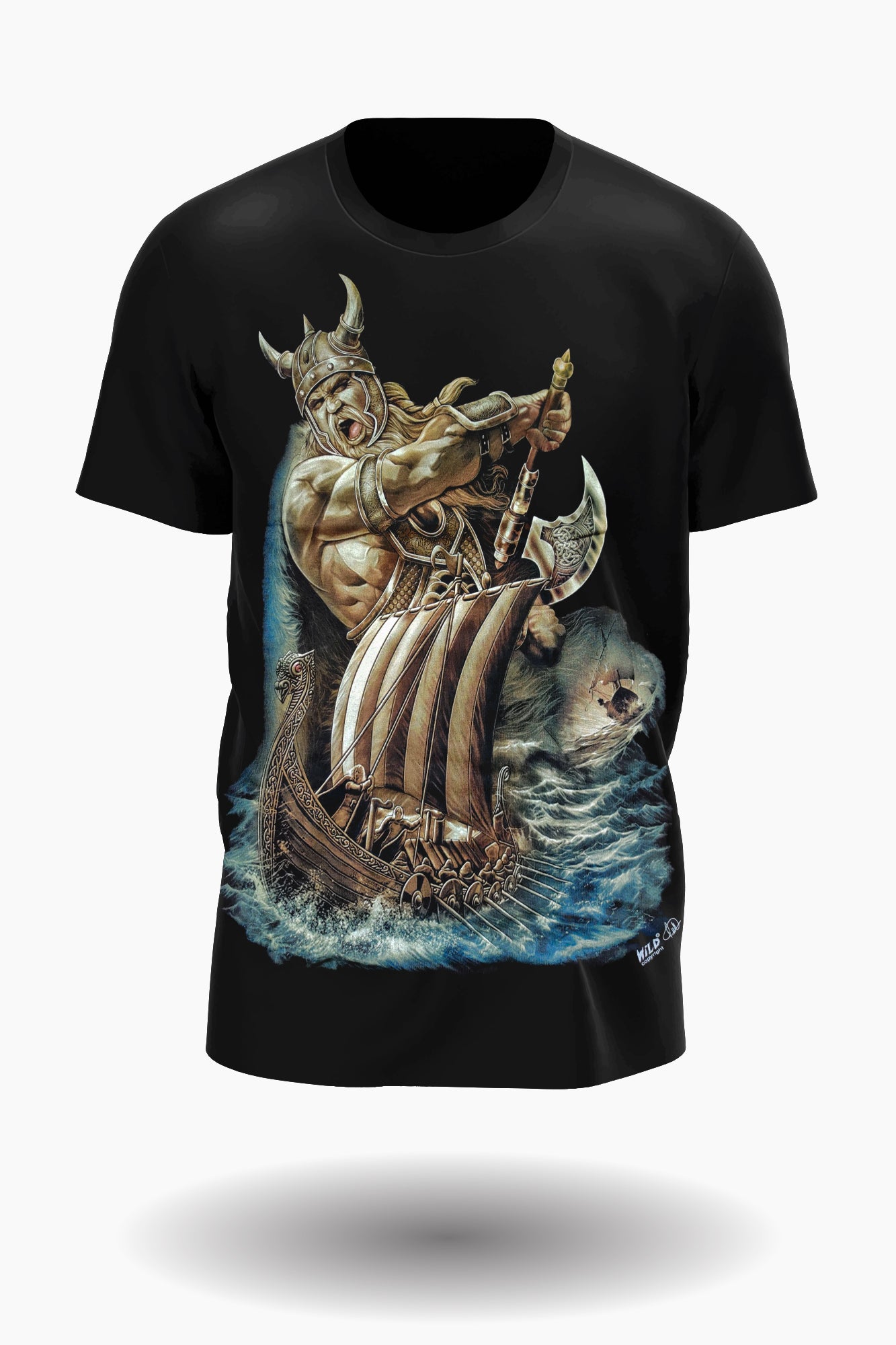 Wild Clothing Vikinger Krieger T-Shirt - Wild-Clothing