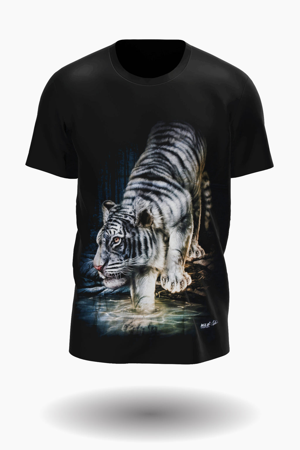 Wild Clothing Weißer Tiger T-Shirt - Wild-Clothing