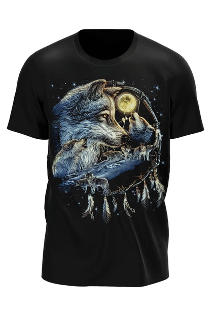 Wild Clothing Wolf in Traumfänger T-Shirt - Wild-Clothing