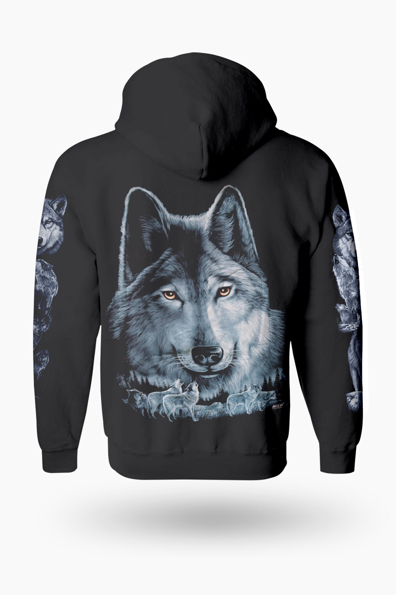 Wild Clothing Grauer Wolf Hoodie - Wild-Clothing