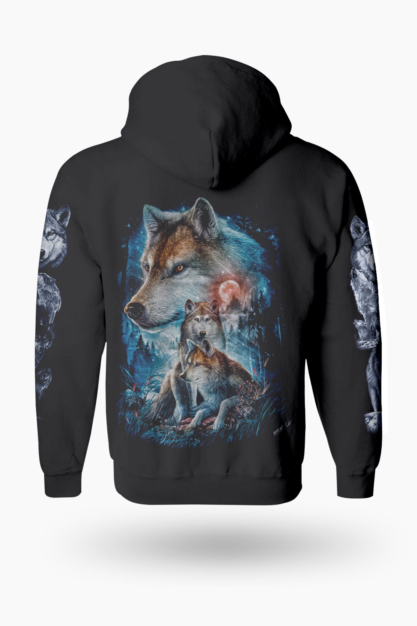 Wild Clothing Wolf Hoodie - Wild-Clothing