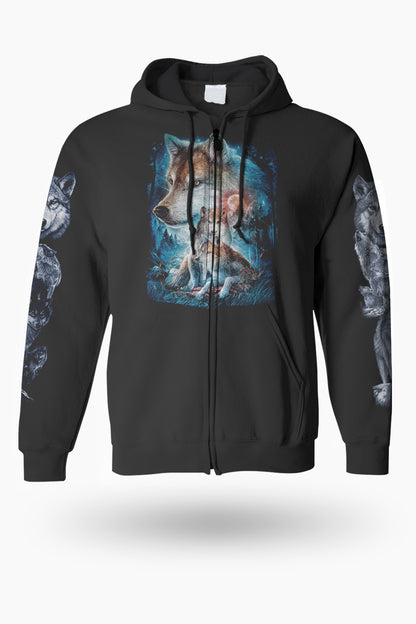 Wild Clothing Wolf Hoodie - Wild-Clothing