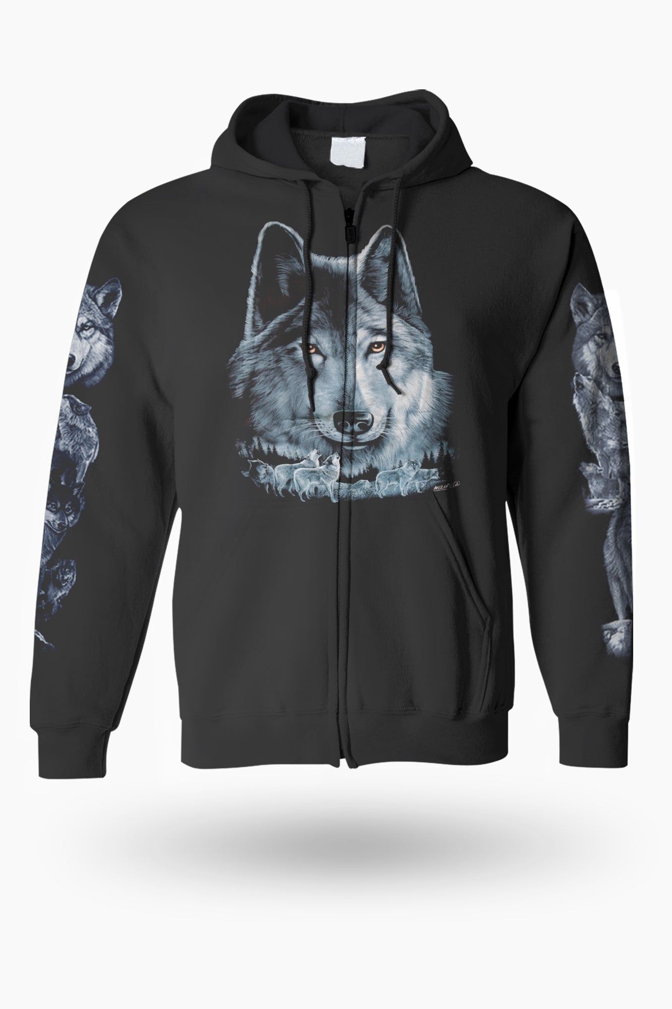 Wild Clothing Grauer Wolf Hoodie - Wild-Clothing