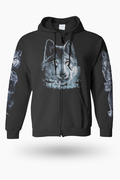 Wild Clothing Grauer Wolf Hoodie - Wild-Clothing