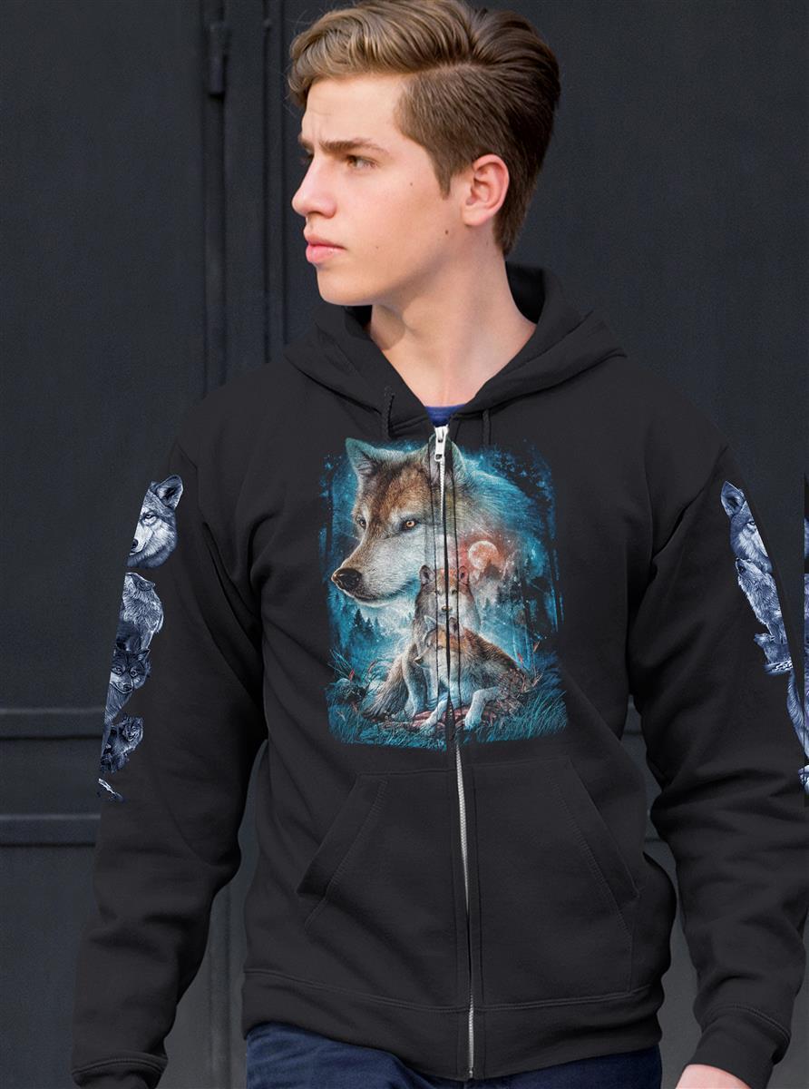 Wild Clothing Wolf Hoodie - Wild-Clothing