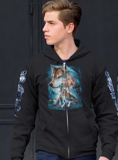 Wild Clothing Wolf Hoodie - Wild-Clothing
