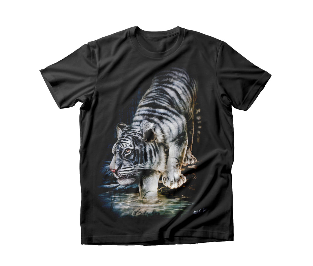 Wild Clothing Weißer Tiger T-Shirt - Wild-Clothing