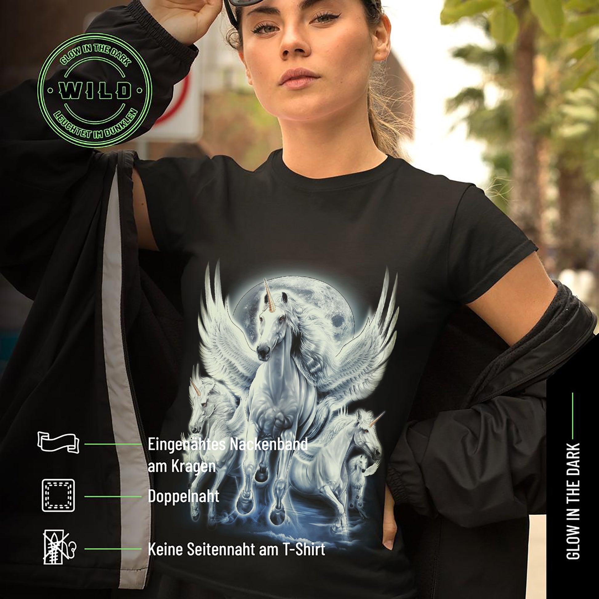 Wild Clothing Unicorn Pegasus T-Shirt - Wild-Clothing
